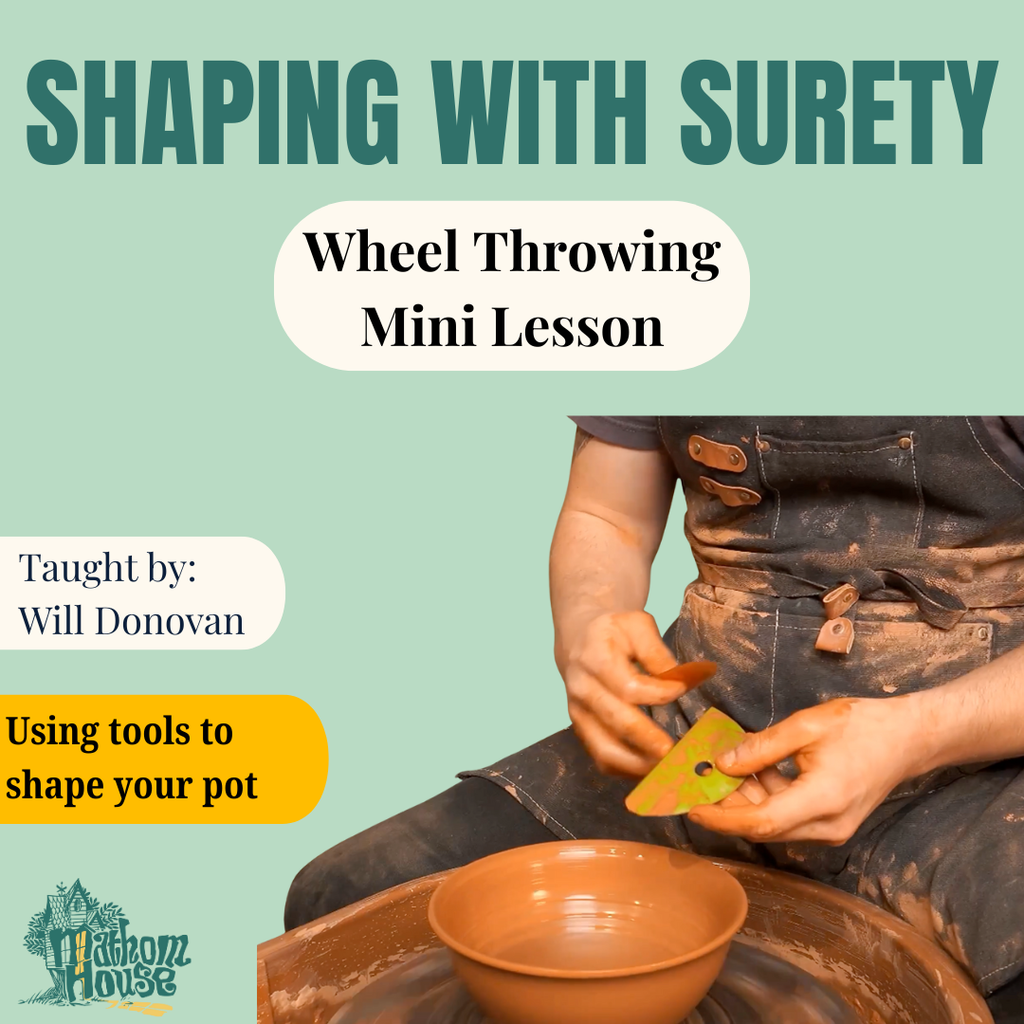 The Principles of Wheel Throwing: Complete 4-Lesson Bundle