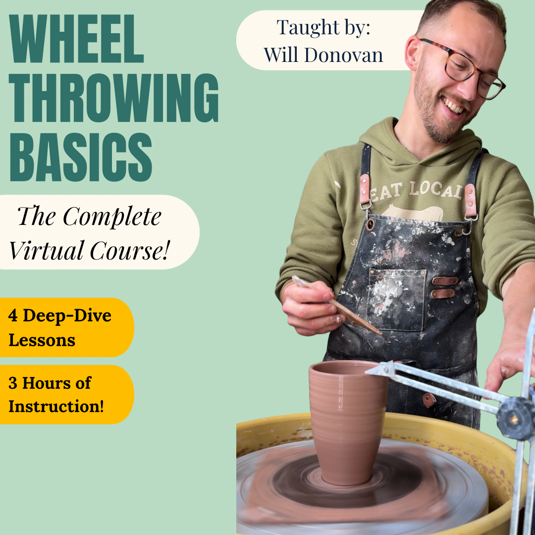 Wheel Throwing Basics Masterclass- 3 Hour Series